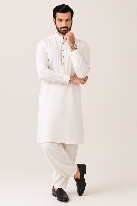 Kurta With Shalwaar - White